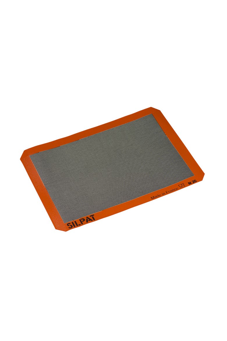 Silpain Premium Non-Stick Silicone Baking Mat for Bread, 11-5/8 x 16-1/2, Alternate, color, Orange