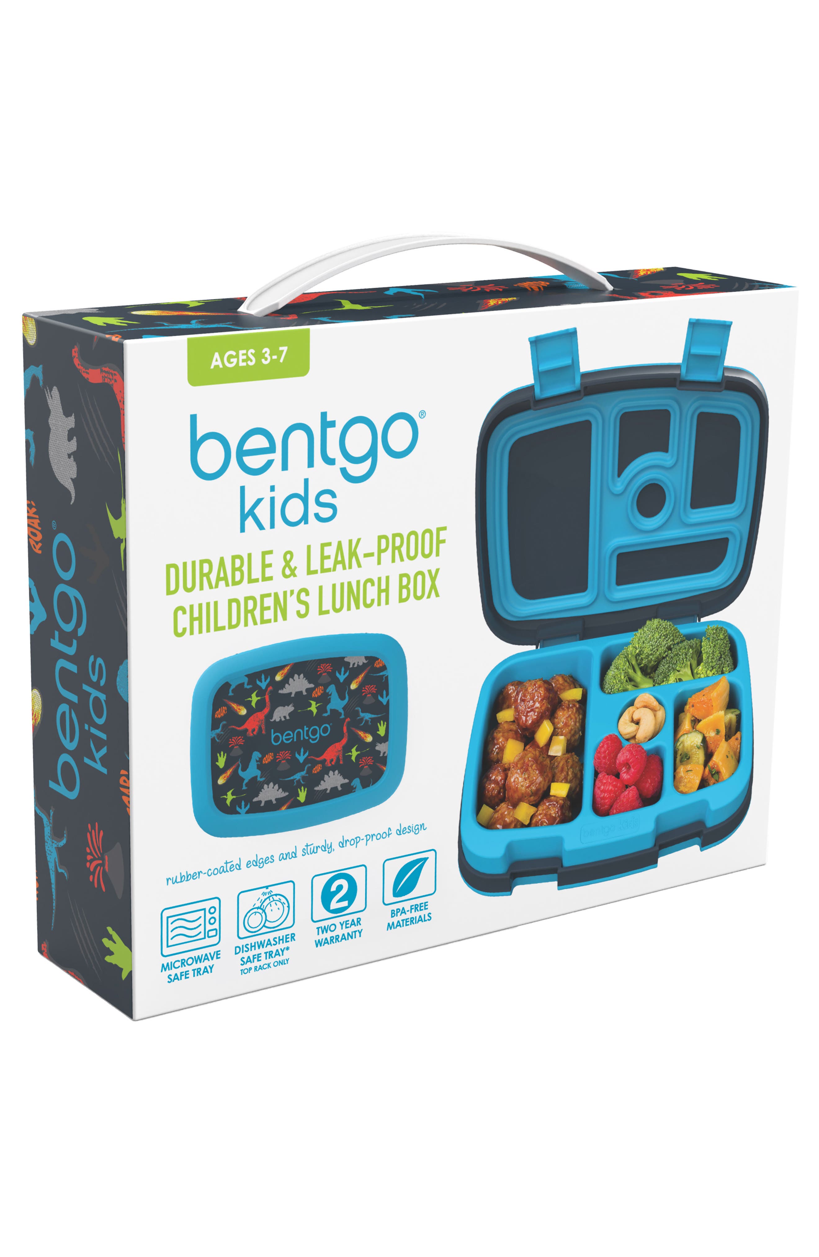 BENTGO Kids' Prints Lunch Box - Dinosaur