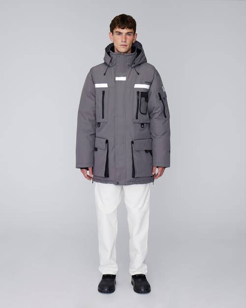 Quartz Co. Vostok 3.0 | Hooded Down Expedition Jacket In Steel Grey