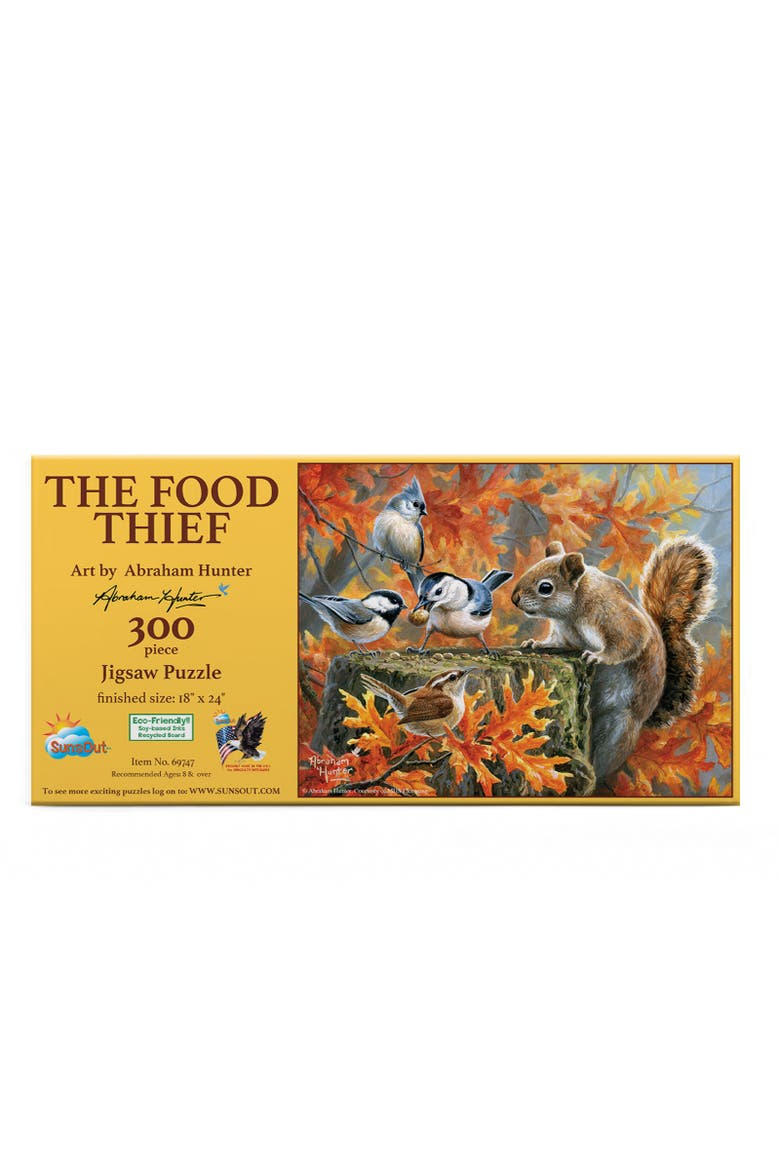 The Food Thief 300 piece Jigsaw Puzzle for Adults, Alternate, color, Multicolor