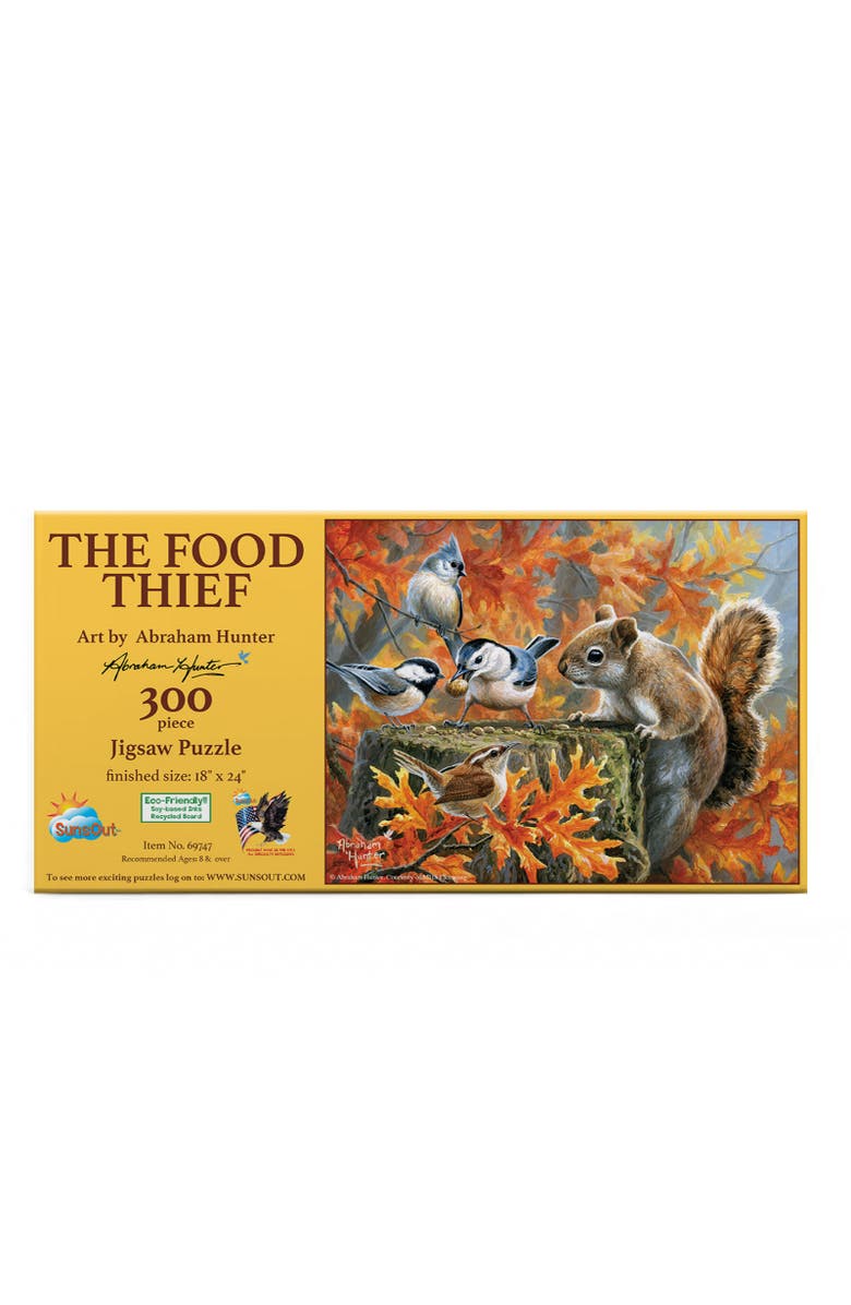 Sunsout The Food Thief 300 piece Jigsaw Puzzle for Adults, Alternate, color, Multicolor