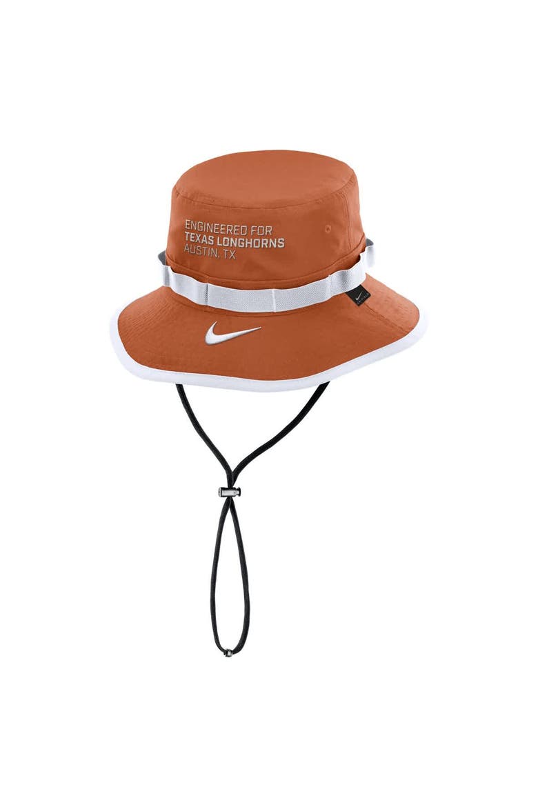 Men's Nike Texas Orange Texas Longhorns 2025 Sideline Apex Boonie Bucket Hat, Alternate, color, Burnt Orange