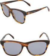 McQueen 54mm Square Sunglasses