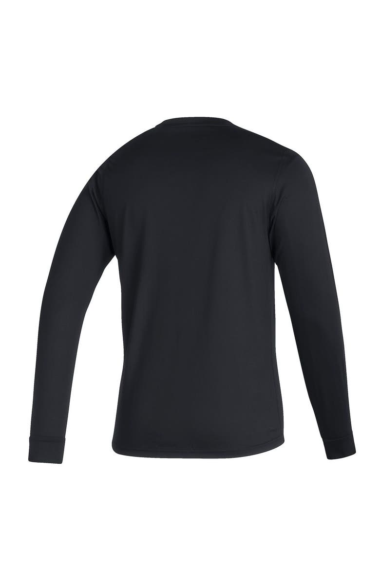 adidas Men's adidas Black Miami Hurricanes Touchdown Ring Creator Long Sleeve T-Shirt, Alternate, color, 