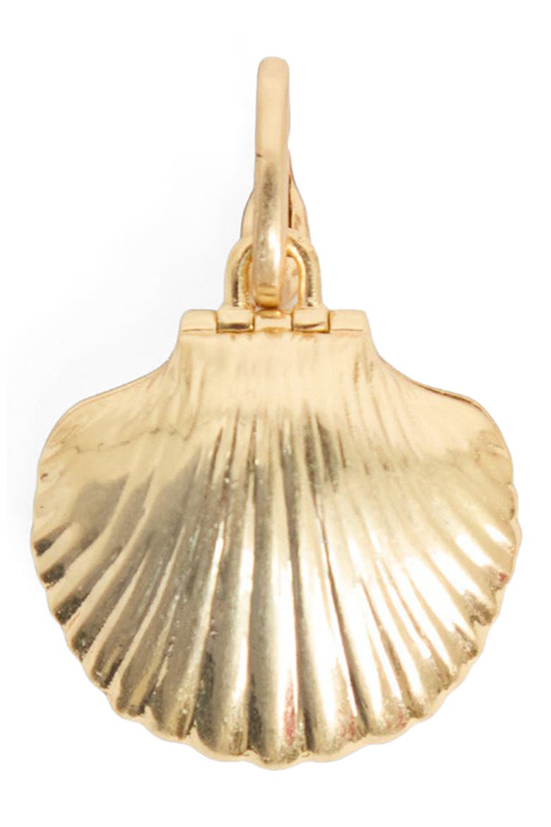 Clamshell Locket, Alternate, color, VINTAGE GOLD