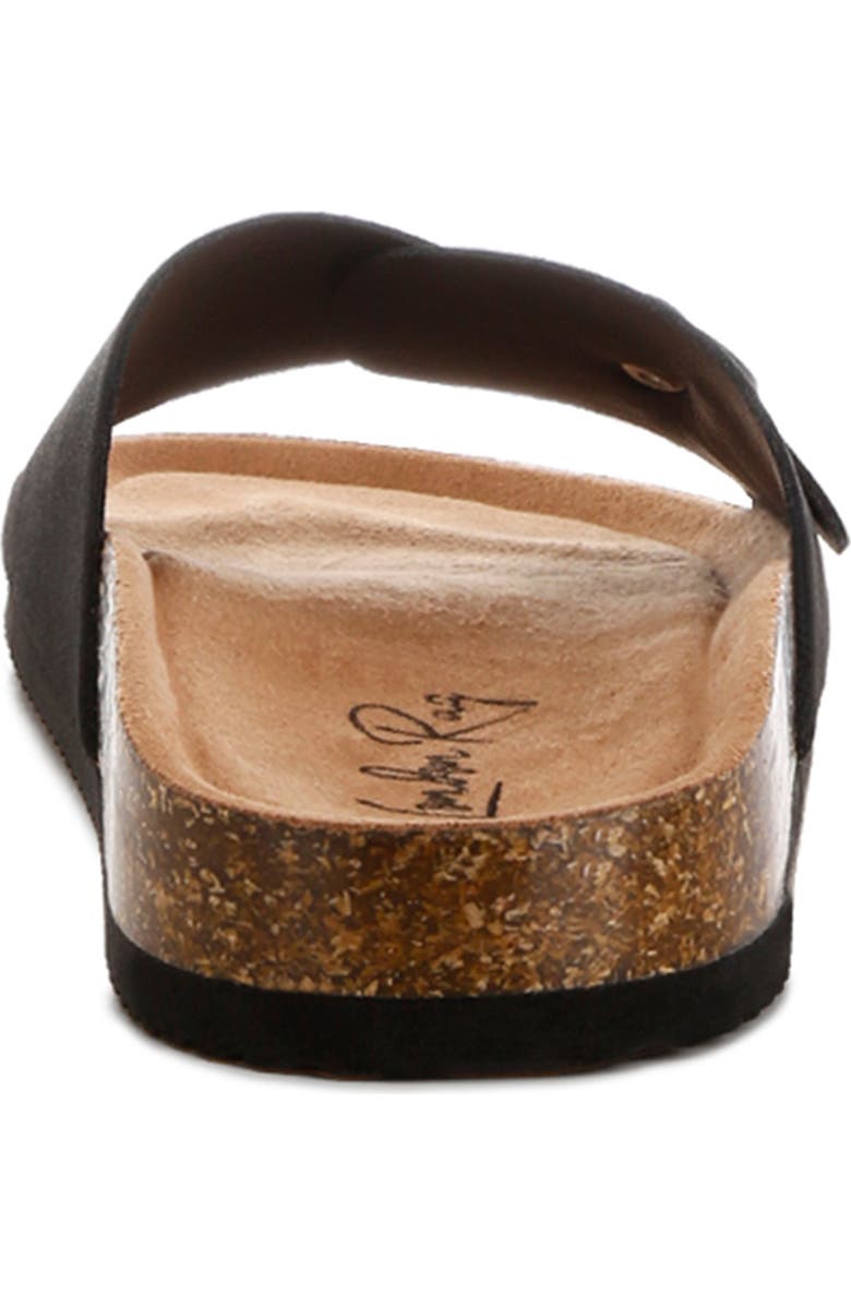 LONDON RAG Aranda Buckle Slide Sandal, Alternate, color, Black