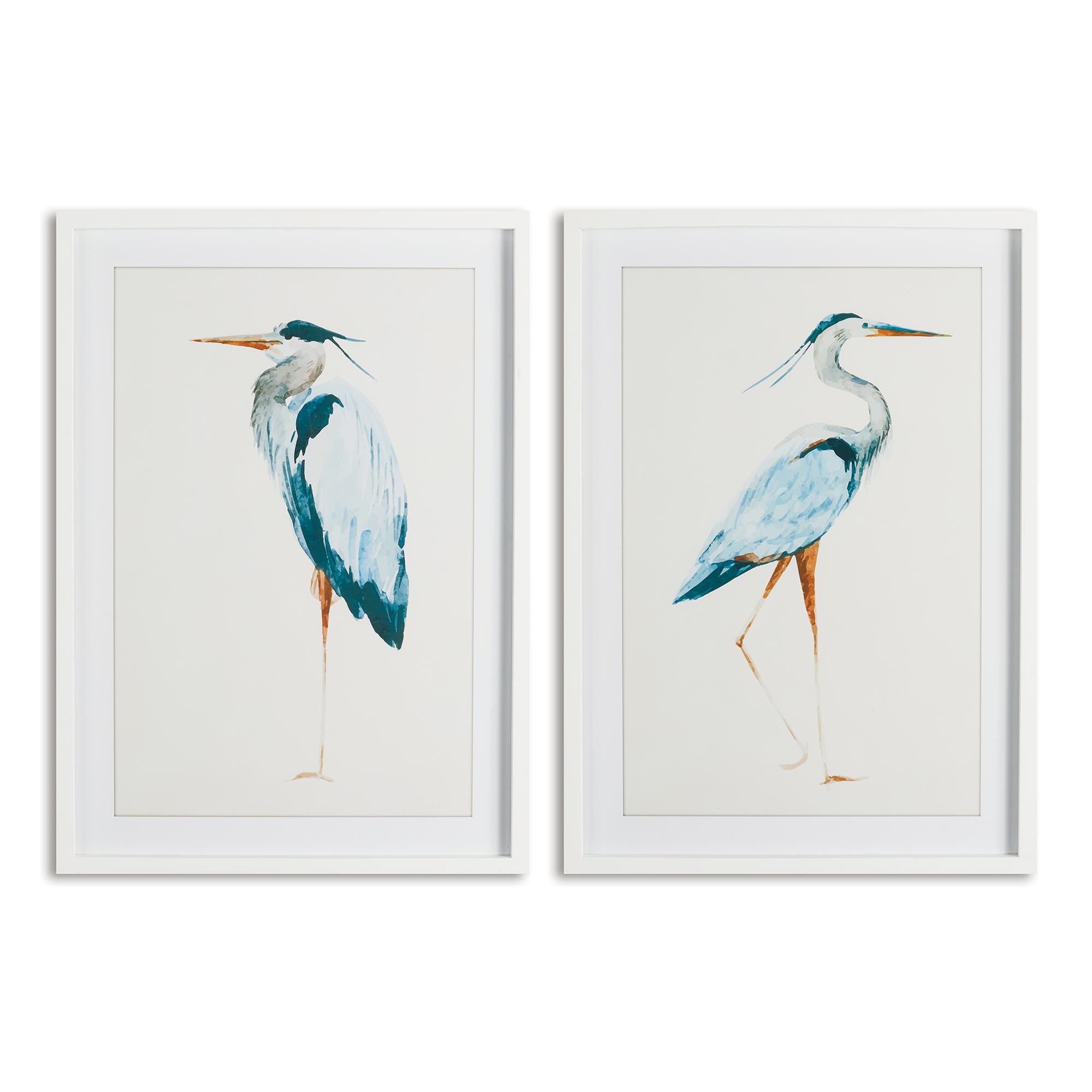 Napa Home & Garden Blue Heron Prints Set Of 2