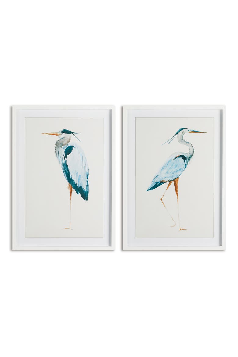 Blue Heron Prints Set of 2, Main, color, Blue