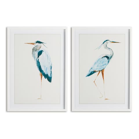 Blue Heron Prints Set of 2