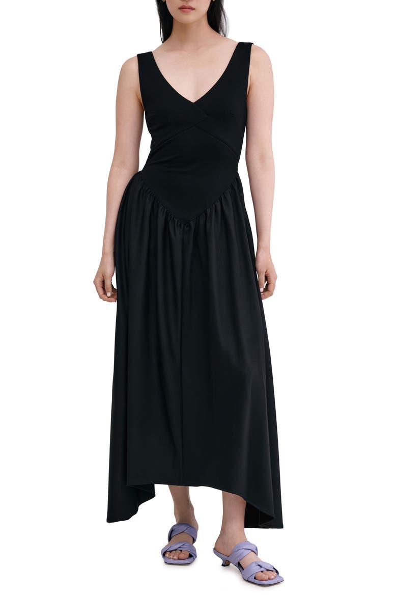 Cammi Sleeveless A-Line Dress, Main, color, BLACK