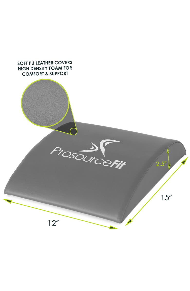 ProsourceFit Abdominal Mat, Alternate, color, Gray