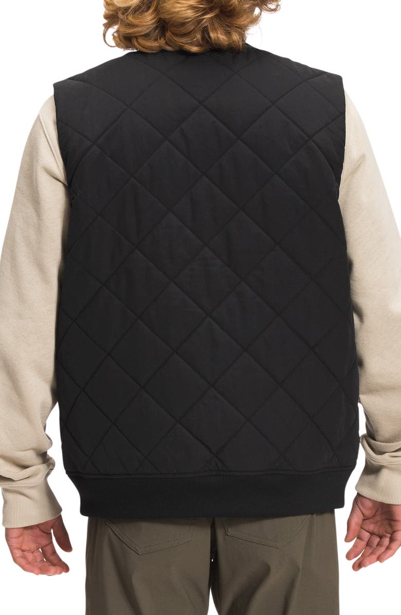 The North Face Cuchillo Water Repellent Diamond Quilted Vest, Alternate, color, 