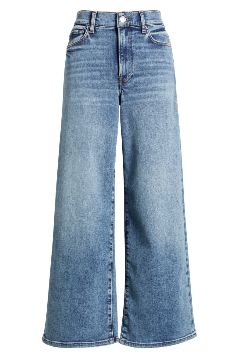Le Pixie High Waist Slim Palazzo Jeans, Alternate, color, ROWLEY