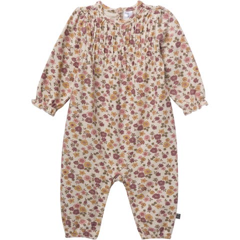 Smocked Long Leg Romper (Baby)