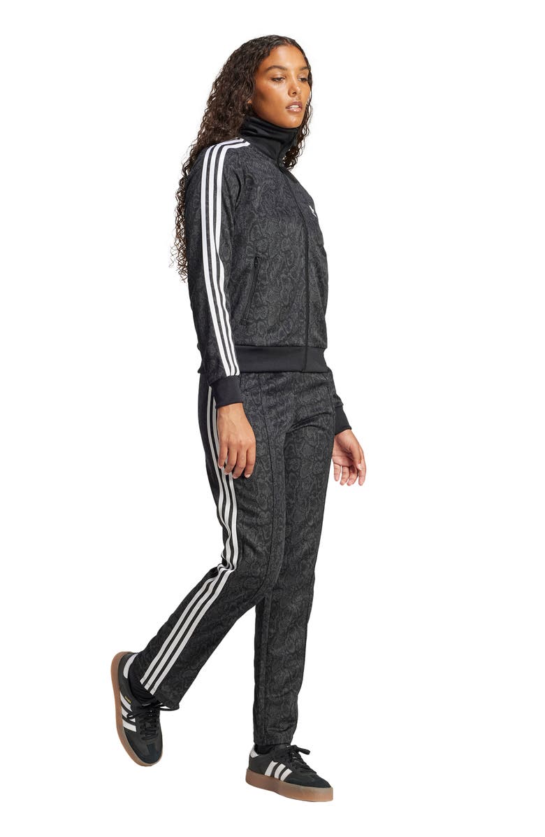 adidas Originals Firebird Snakeskin Print Recycled Polyester Track Jacket, Alternate, color,