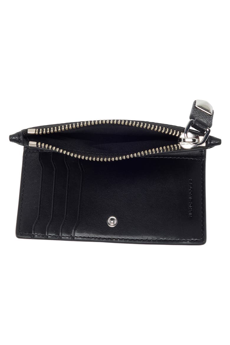 Medium Flat Wallet, Alternate, color, BLACK
