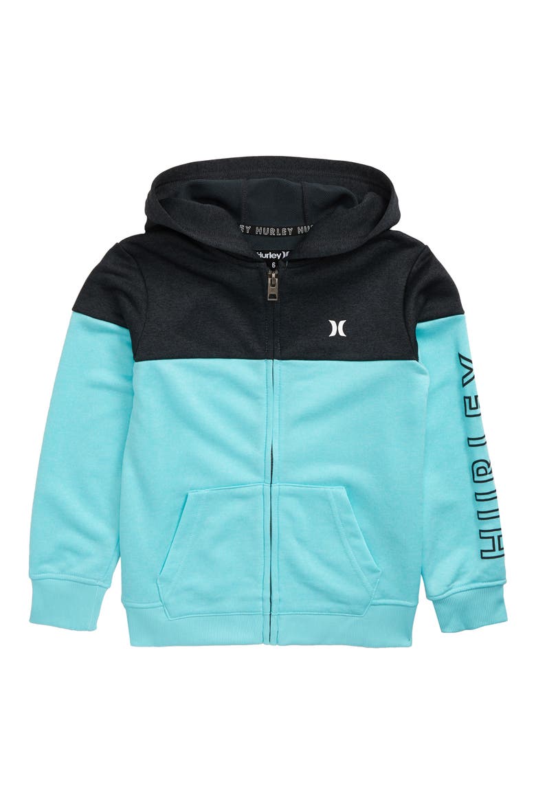 Dri-FIT Solar Zip Hoodie, Main, color, AURORA GREEN HEATHER