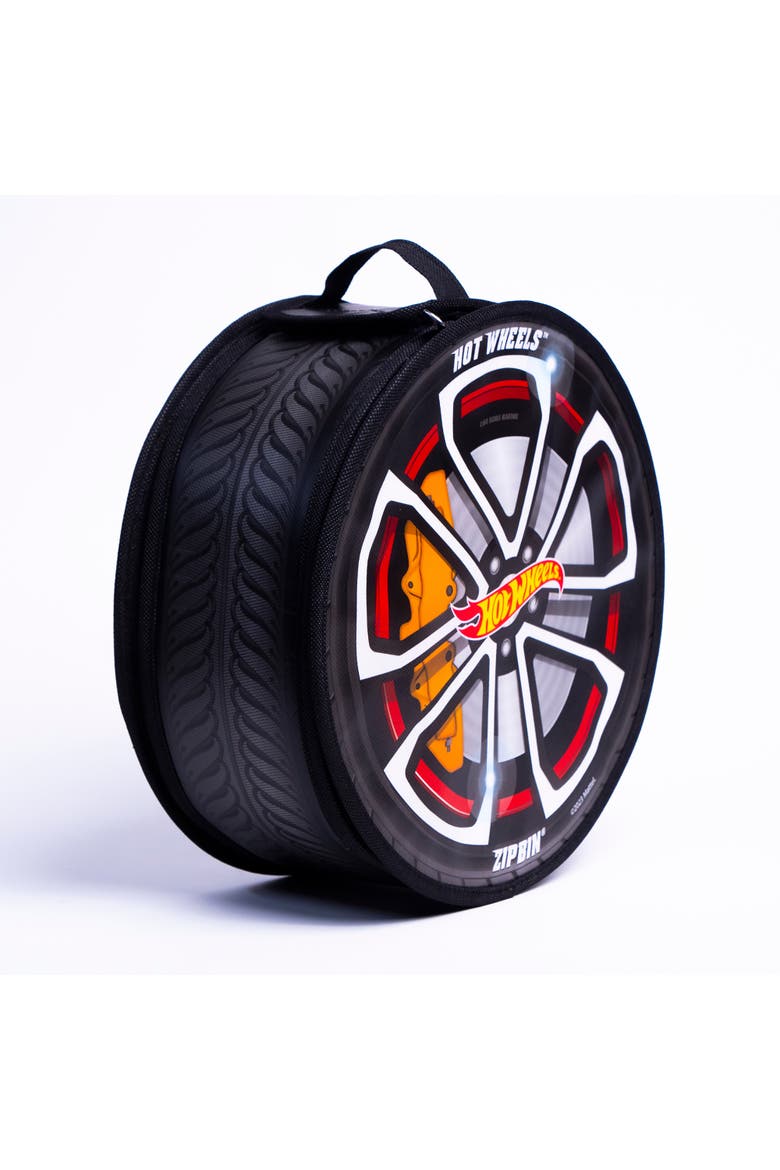 ZipBin Hot Wheels Wheelie Track Pack Storage Case & Racetrack Mat, Alternate, color, Multicolored