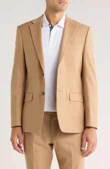 Tommy Hilfiger Notch Lapel Wool Twill Blazer