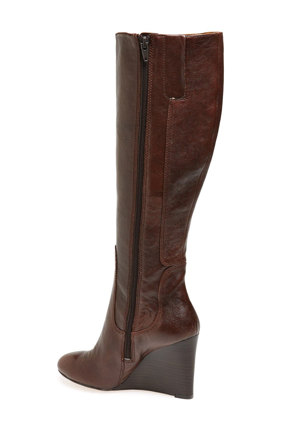'Heartset' Boot, Alternate, color, BROWN LEATHER