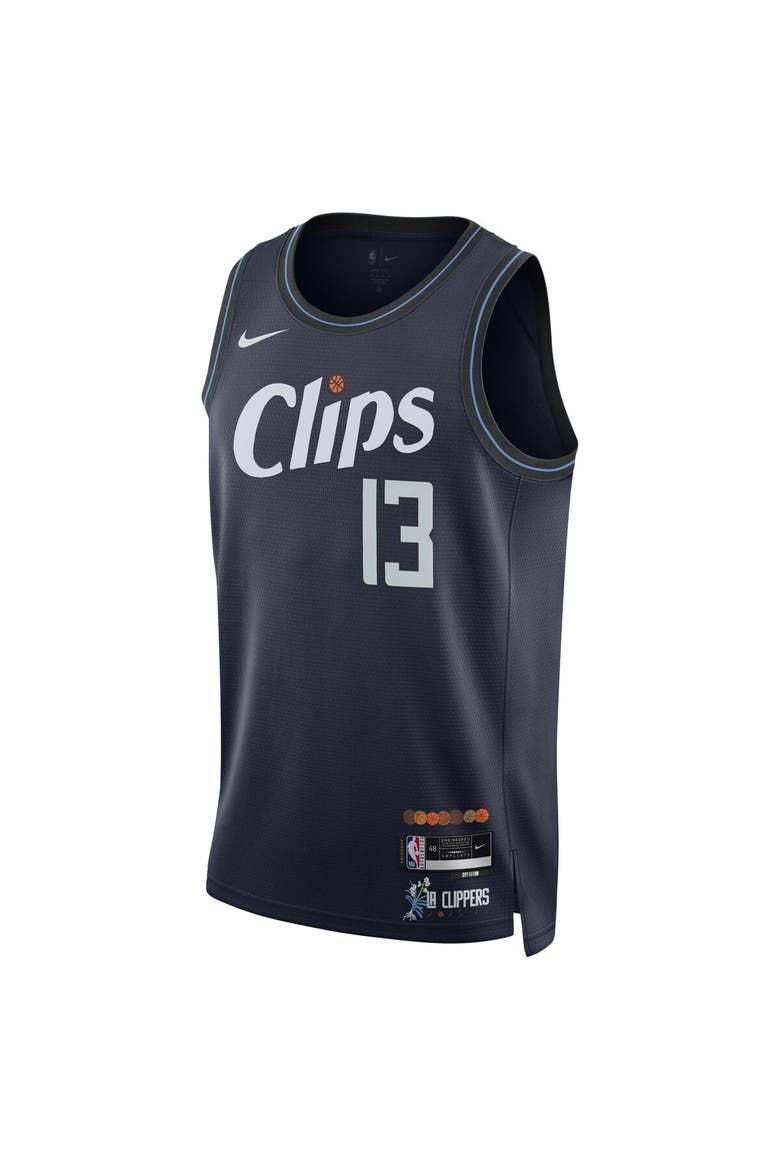 Unisex Nike Paul George Navy LA Clippers 2023/24 Swingman Jersey - City Edition, Alternate, color, Navy