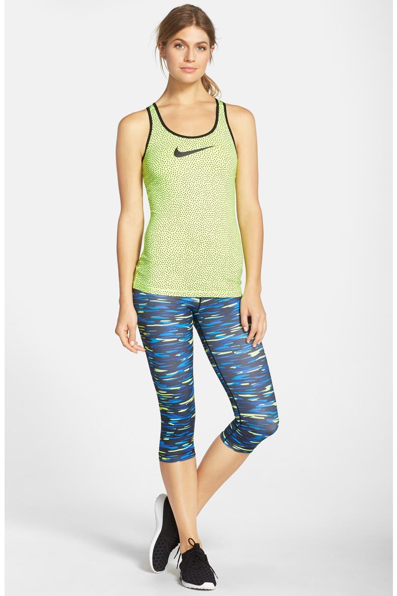 'Pro - Haze' Dri-FIT Capris, Alternate, color, ROYAL