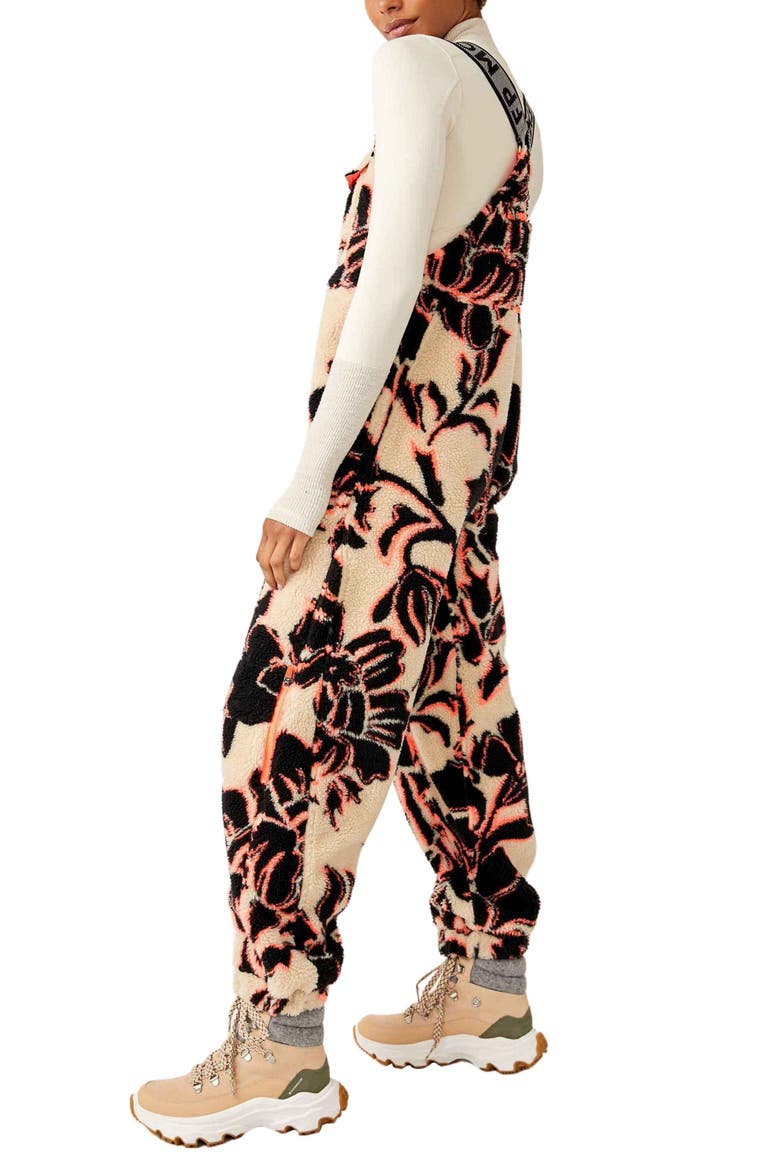 FP Movement Hit the Slopes Fleece Overalls, Alternate, color, MAGNOLIA COMBO