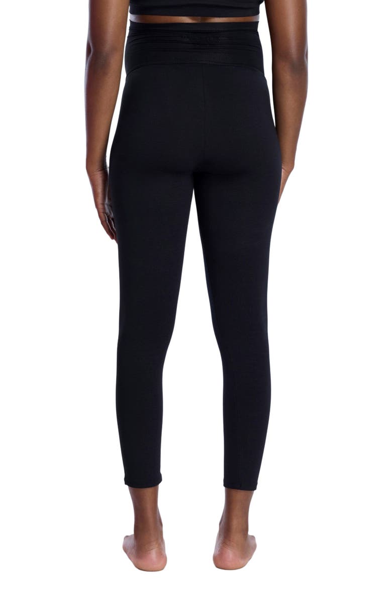 MOTHERHOOD MATERNITY Essential Stretch Secret Fit Over the Belly Maternity Leggings, Alternate, color, Black