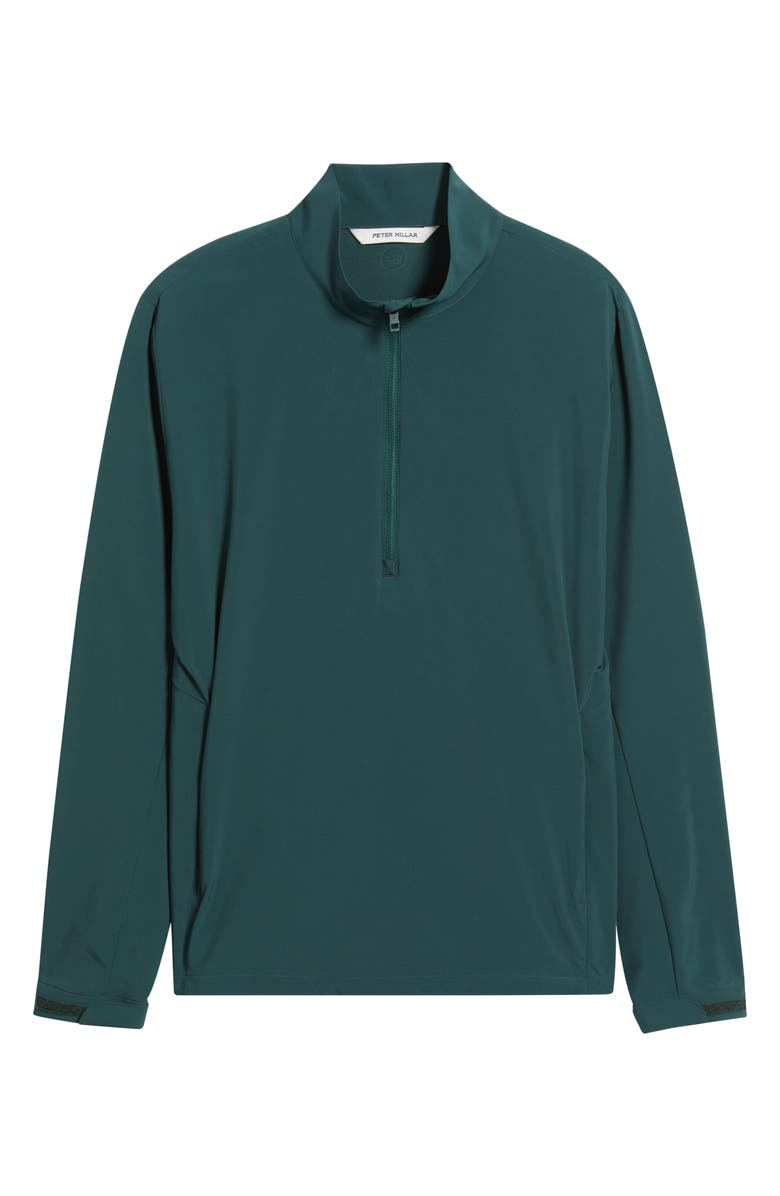 Peter Millar Dunes Water Resistant Half Zip Golf Pullover, Alternate, color, Nordic Pine