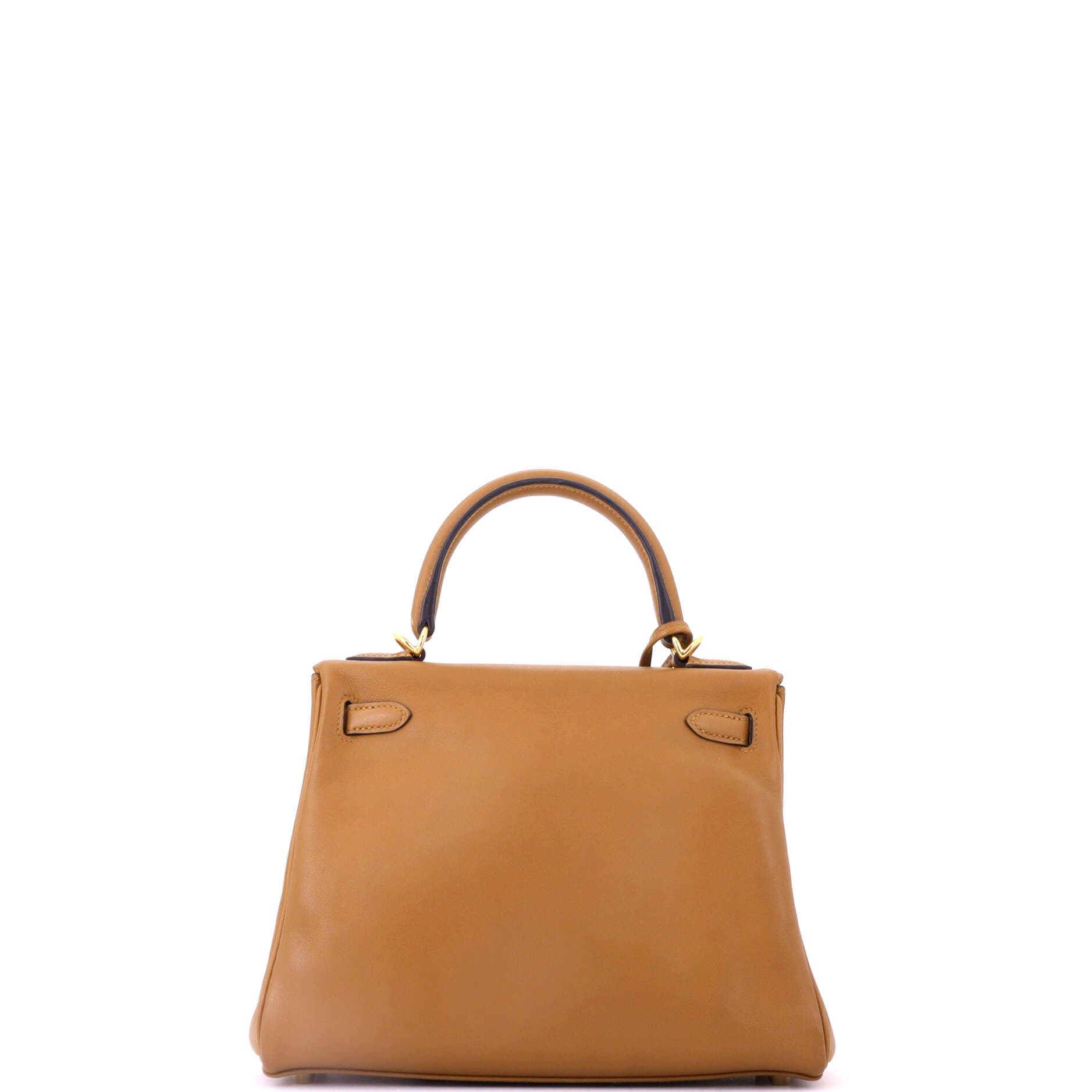 Kelly Handbag Brown Swift with Gold Hardware 25, Alternate, color, Metallic Gold