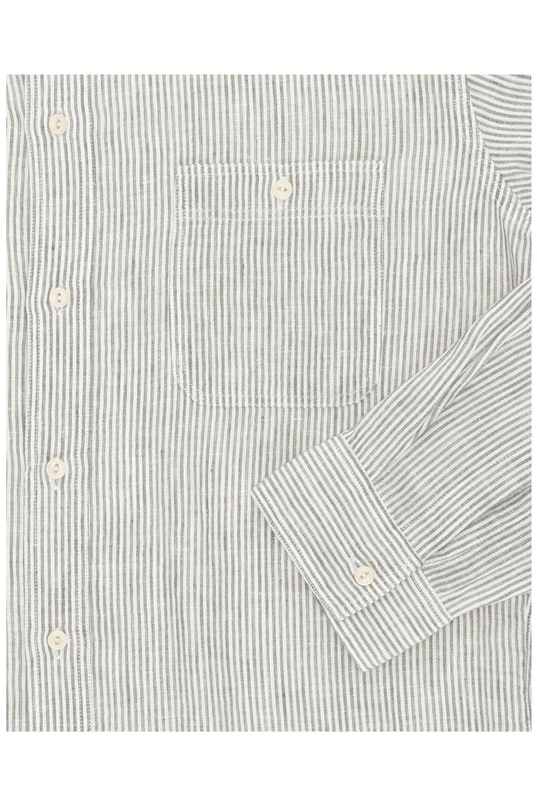 Work Cotton Ribbed Shirt, Alternate, color, GREEN