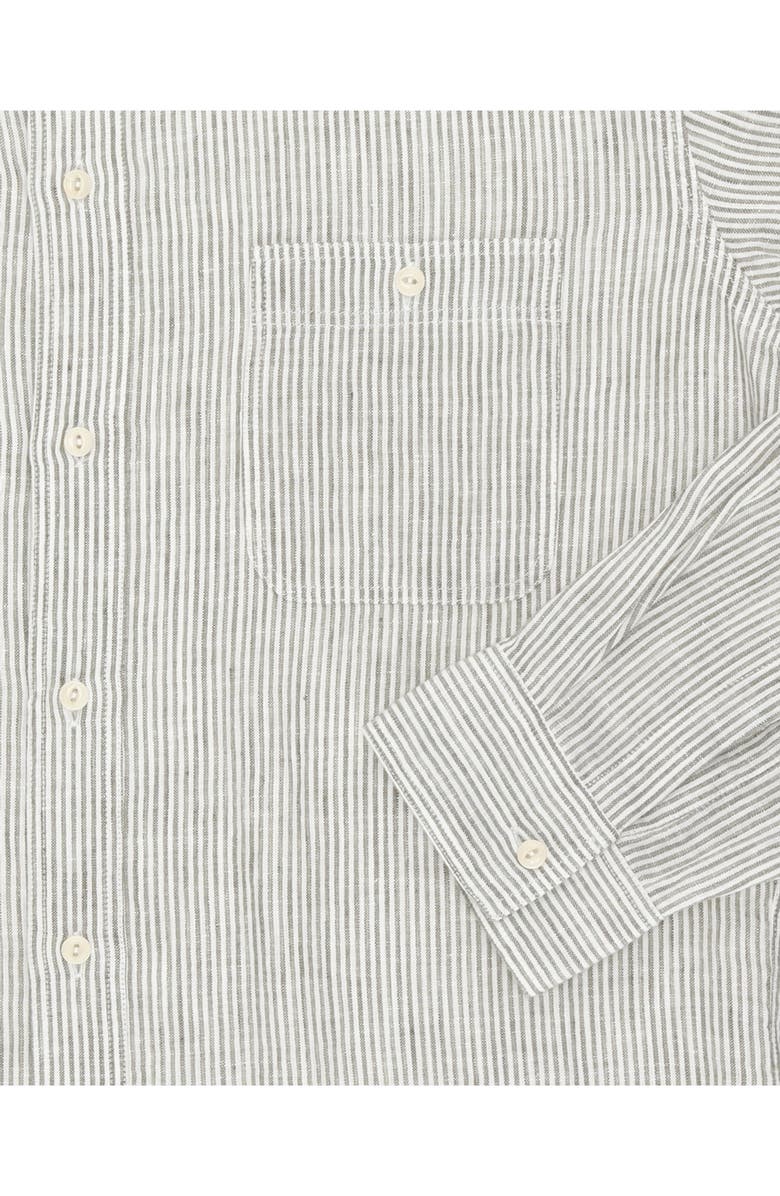 Fortela Work Cotton Ribbed Shirt, Alternate, color, Green