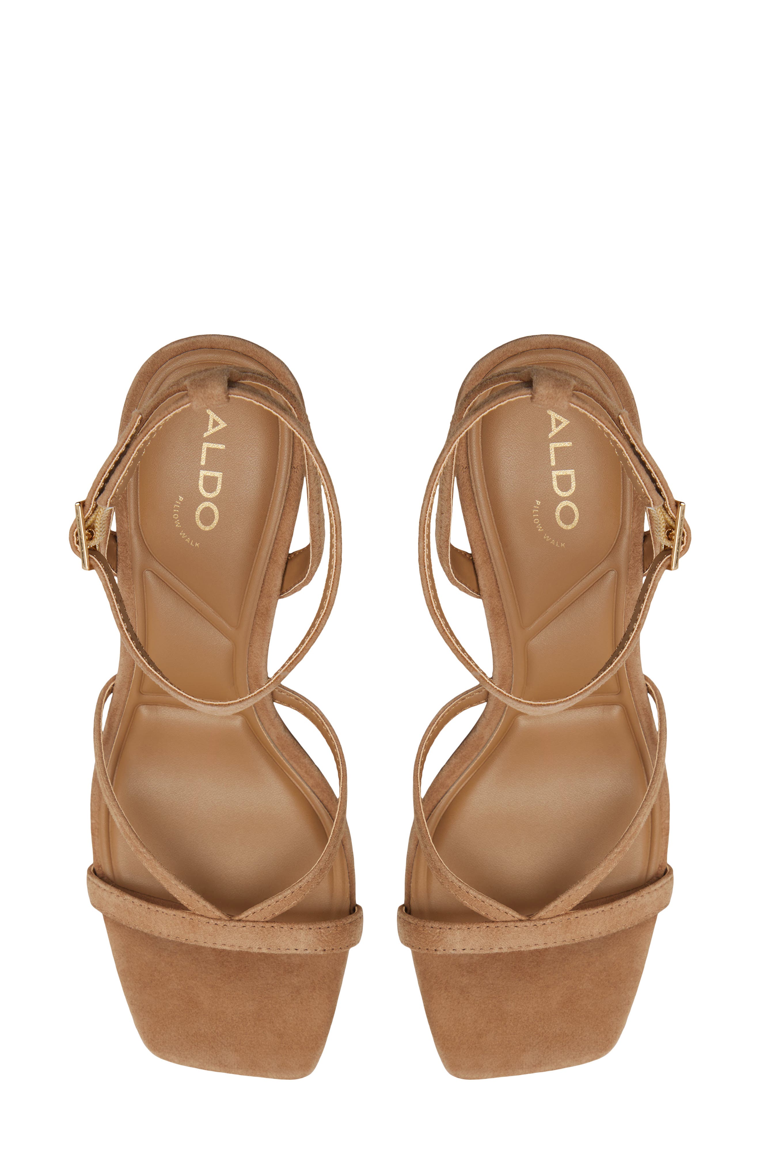 Stellare Ankle Strap Sandal, Alternate, color, MEDIUM BROWN