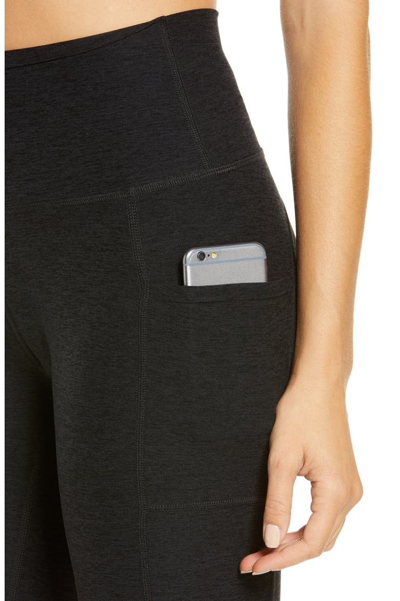 Space Dye Pocket Biker Shorts, Alternate, color, DARKEST NIGHT