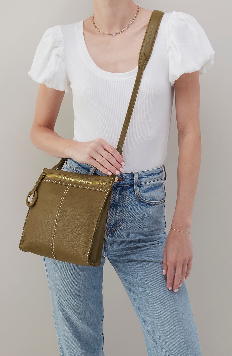 Medium Austin Leather Crossbody Bag, Alternate, color, SUNLIT SAGE