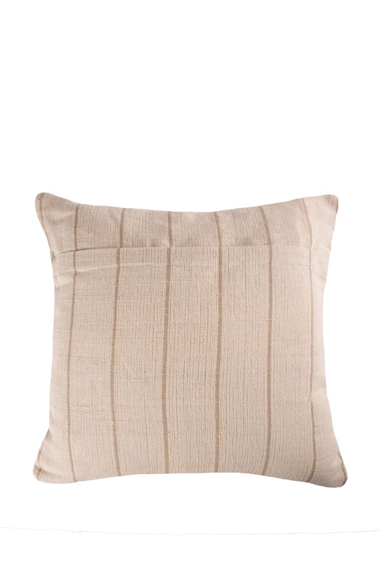 Jute Throw Pillow, Alternate, color, Beige
