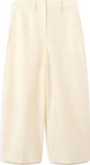 MANGO Linen & Cotton Balloon Pants