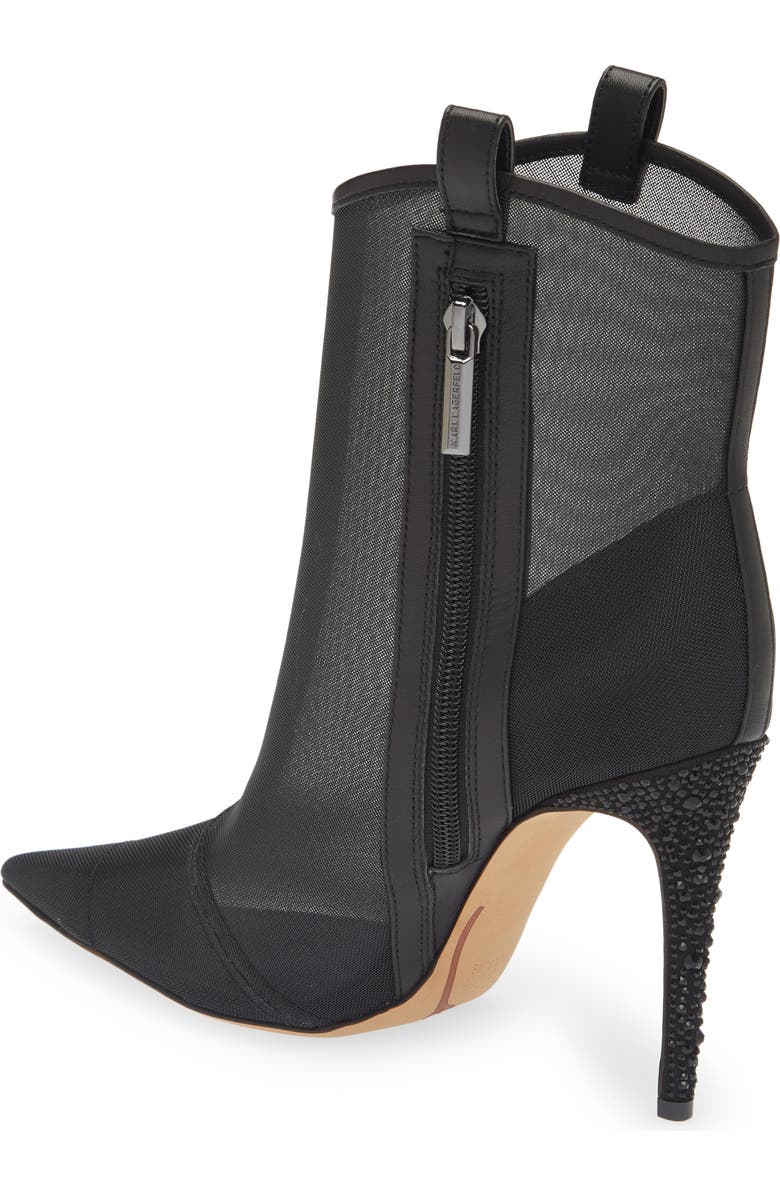 KARL LAGERFELD PARIS Clea Stiletto Bootie, Alternate, color,