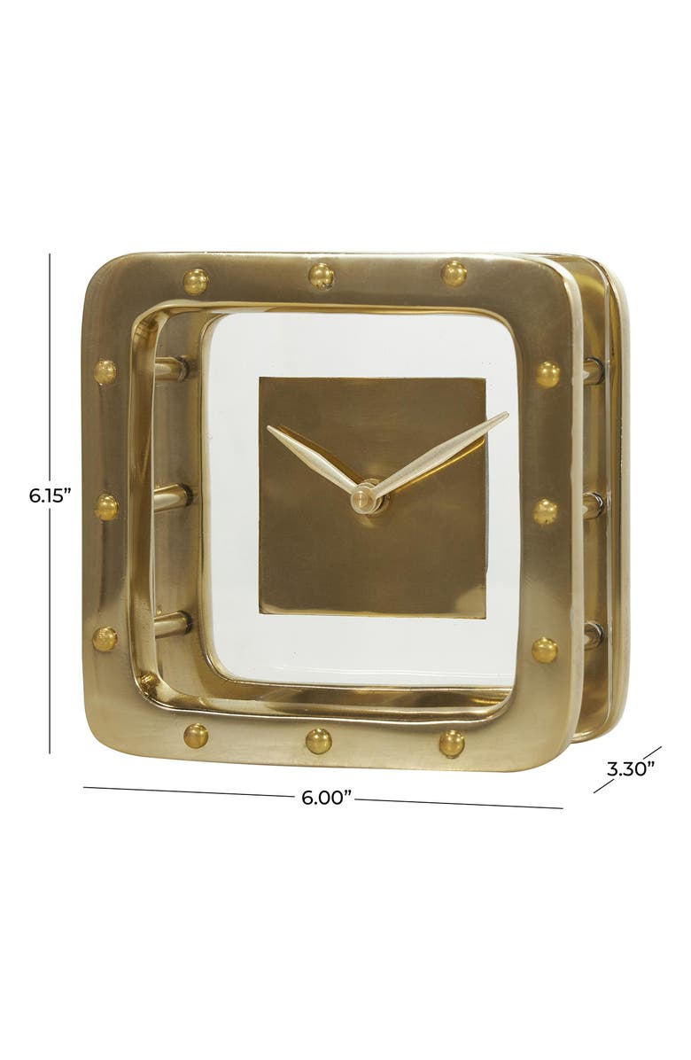 UMA Contemporary Square Desk Clock, Alternate, color, 