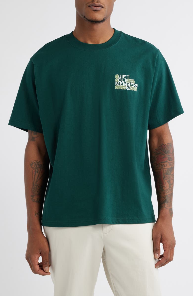 Quiet Golf Members Only Graphic T-Shirt, Main, color, 