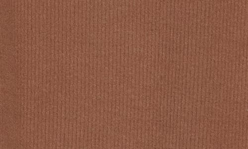 Madden Girl Long Sleeve Side Ruched Top In Brown