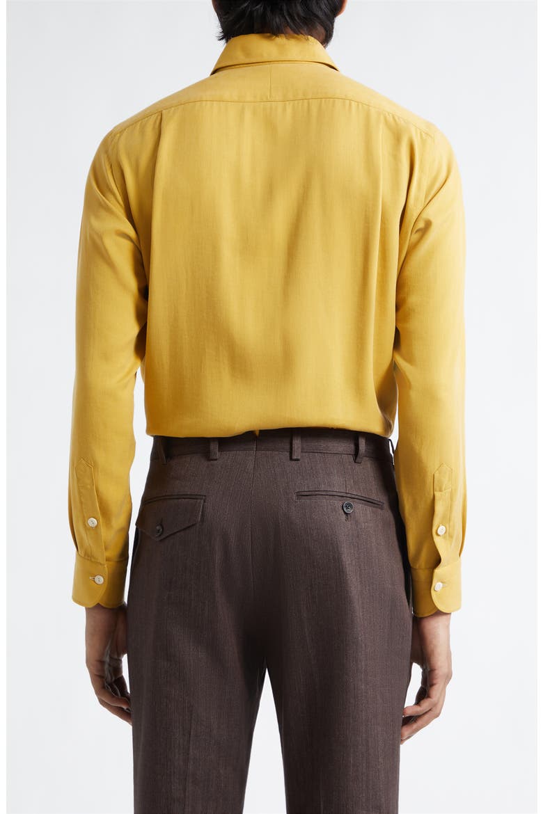 Button-Up Work Shirt, Alternate, color, MUSTARD