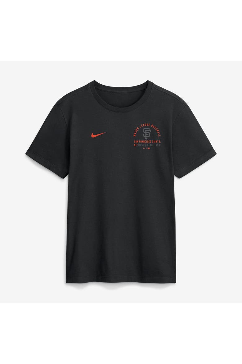 Men's Nike Black San Francisco Giants Split Logo T-Shirt, Main, color, Black