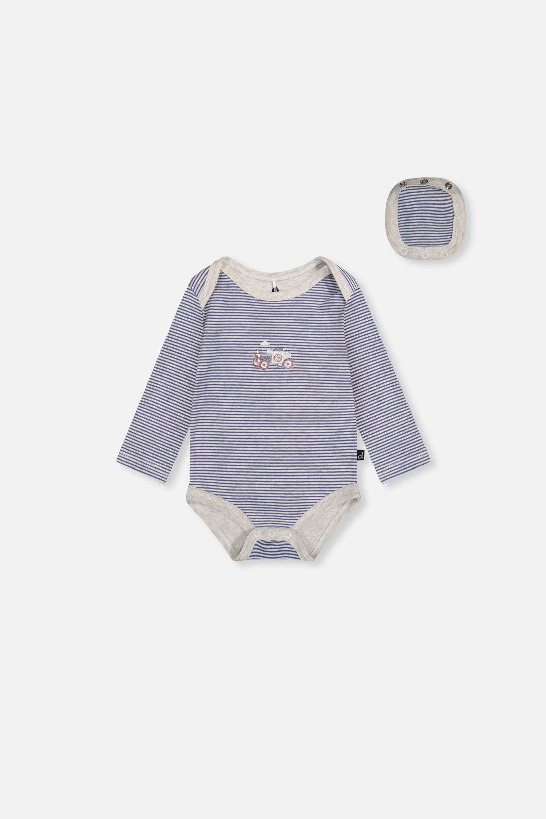 selected Blue Printed Stripes