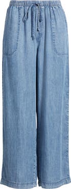 beachlunchlounge Asthin Chambray Drawstring Pants