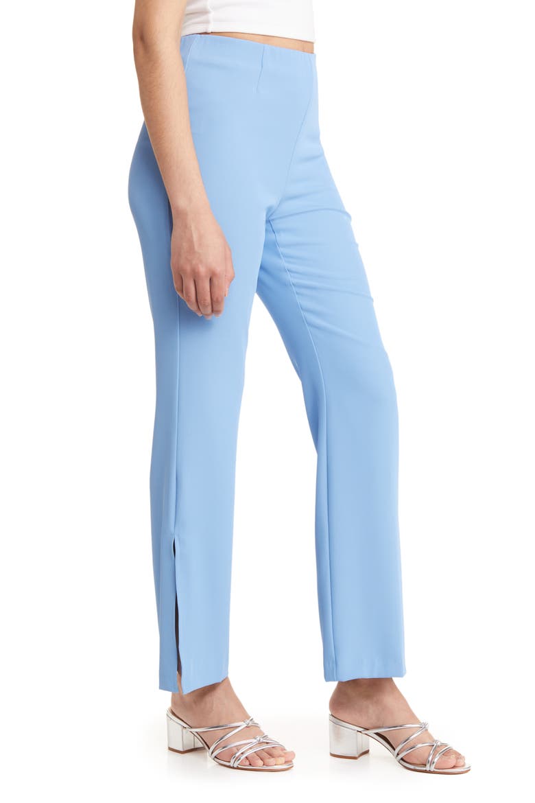 Vented Flare Pants, Alternate, color, BLUE LAKE