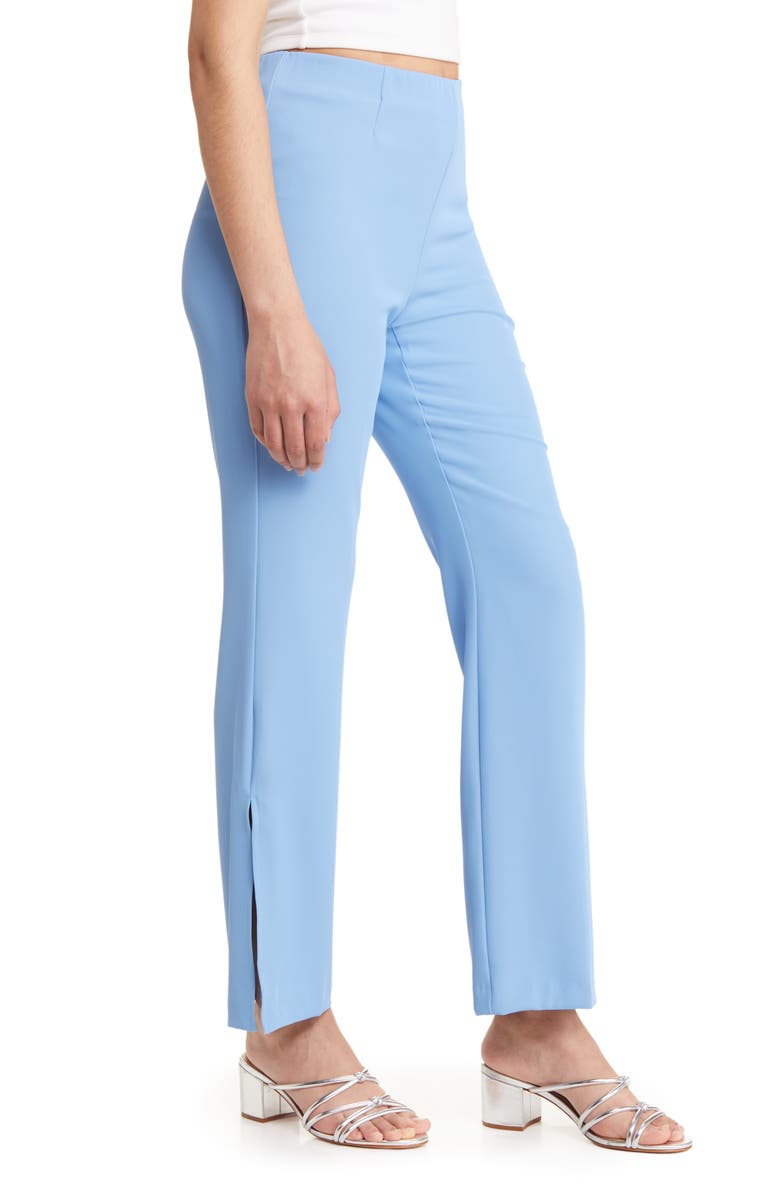 Open Edit Vented Flare Pants, Alternate, color, Blue Lake