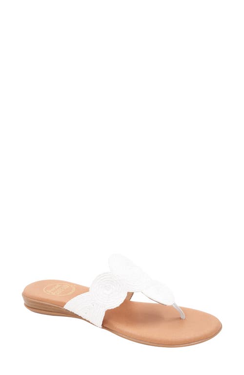 Andre Assous André Assous Nikky Featherweights™ Flip Flop In White
