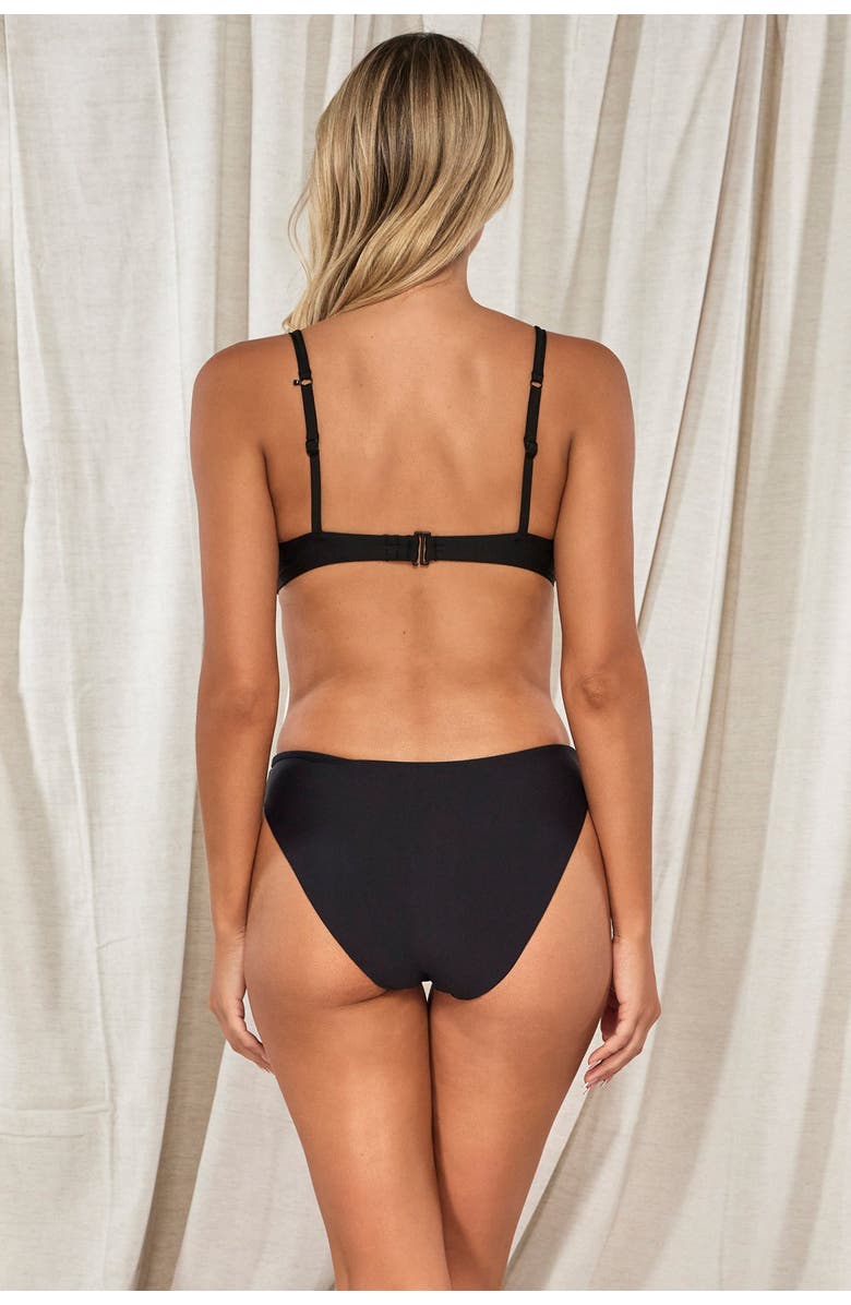 Swim Systems Bonnie Bikini Swimsuit Top, Alternate, color, Black