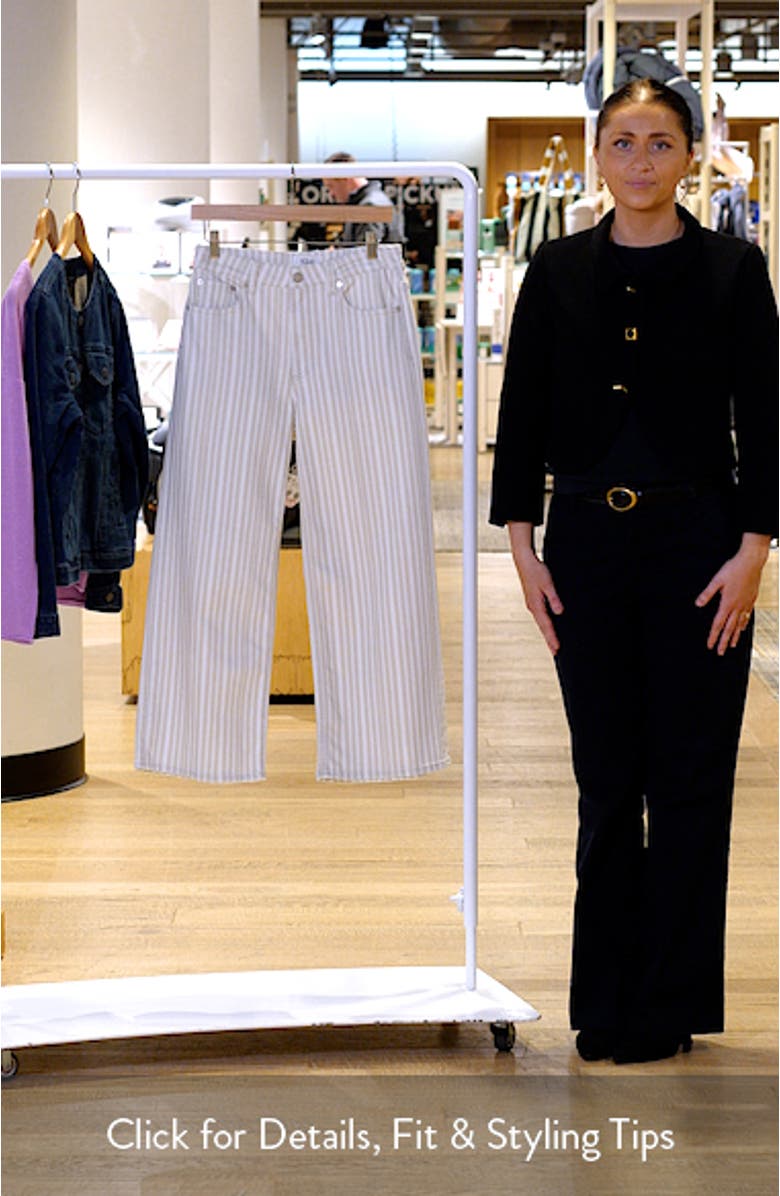 Getty High Waist Crop Wide Leg Jeans, sales video thumbnail